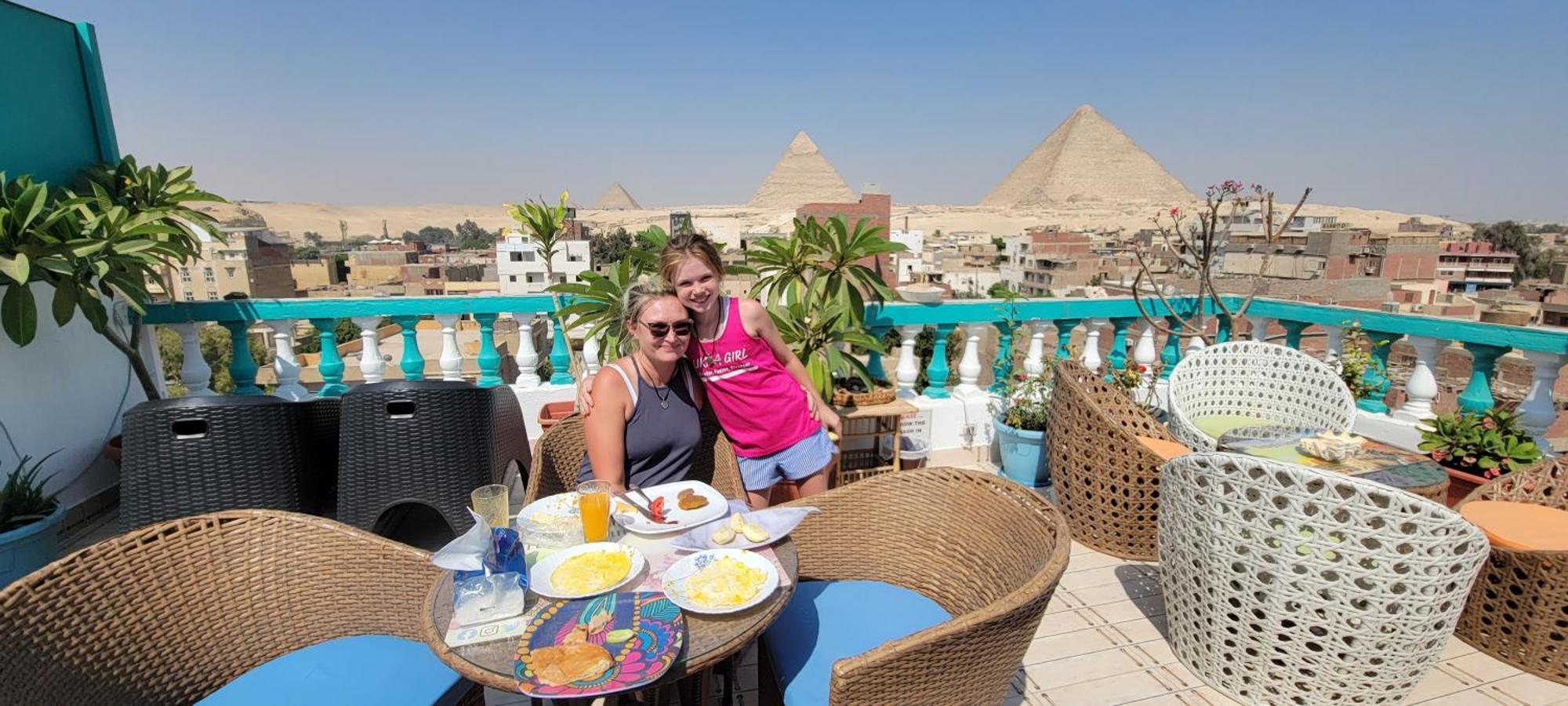 Pyramids Temple Guest House Kafret el-Gabal Exterior foto